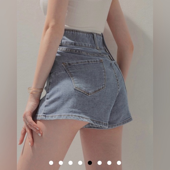 NEW! AIR SPACE Breezy Cooling No Filter Denim Shorts - Picture 2 of 6